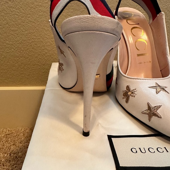 White Gucci heels - Picture 8 of 9